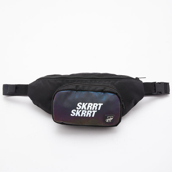 Black Reflective Cross Body Bag