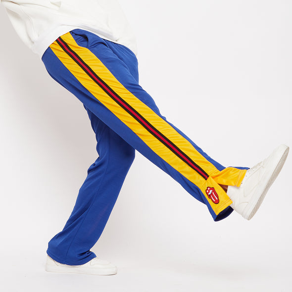 Royal Blue Boot-Cut Trackpants