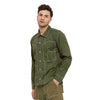 Olive Contrast Stitch Carpenter Shirt