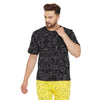 Black Faces Lineart Oversized Tee