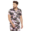 Urban Camo Print Cuban Shirt