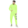 Neon Green Skeleton Print Oversized Combo Tracksuit