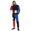 Black Multicoloured Oversized Pocket Combo Tracksuit