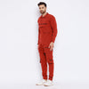 Rust Cargo Wind Cheater Tracksuit
