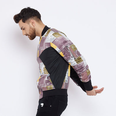 Techicolour Paisley Bomber Jacket