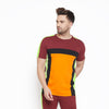 Wine Orange Cut & Sew Tshirt