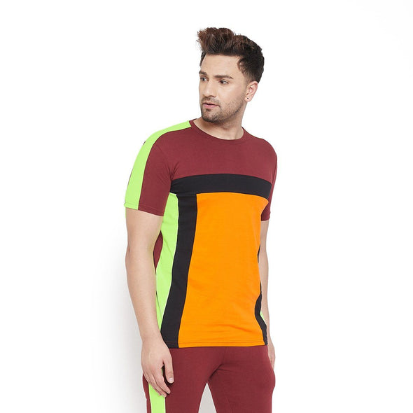 Wine Orange Cut & Sew Tshirt