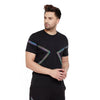 Black Rainbow Reflective Taped Tshirt