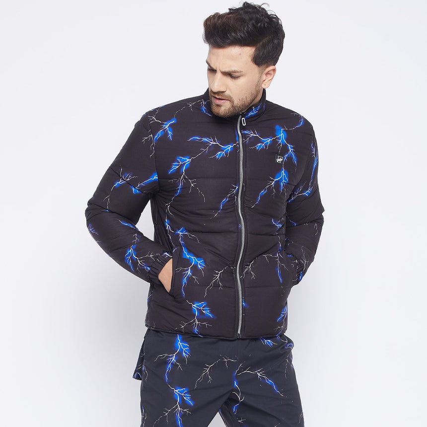 Black Thunder Quilted Jacket Jackets Fugazee 
