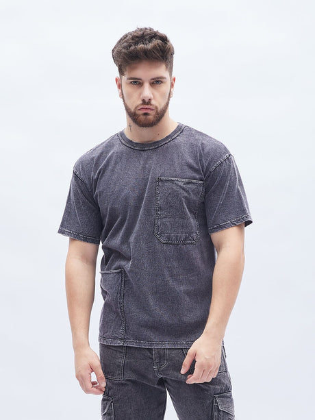 Acid Washed Carpenter Oversized Tshirt T-shirts Fugazee 