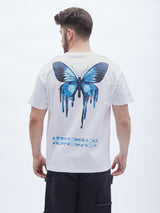 Drip Butterfly Oversized Tshirt