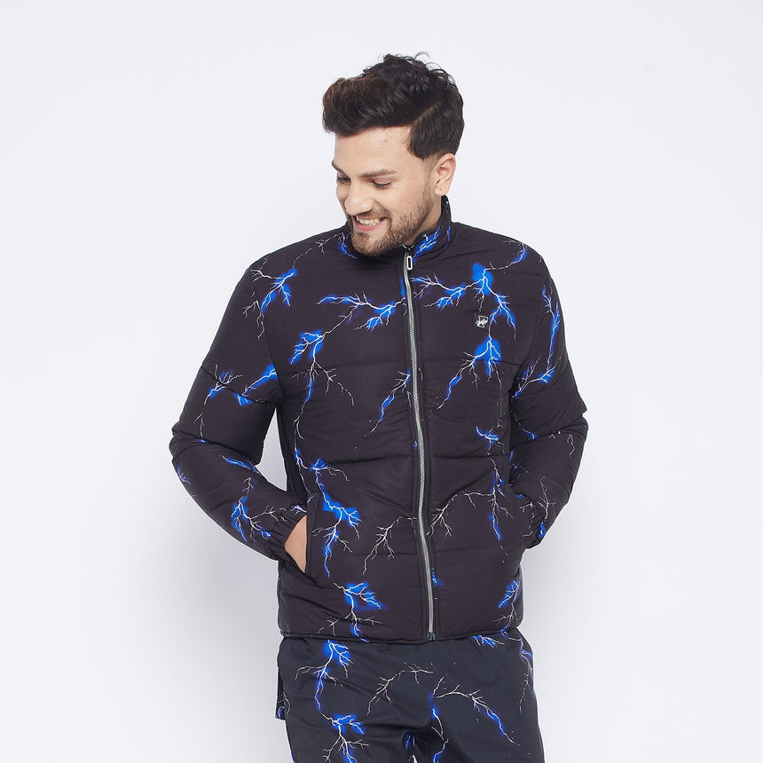 Black Thunder Quilted Jacket Jackets Fugazee 