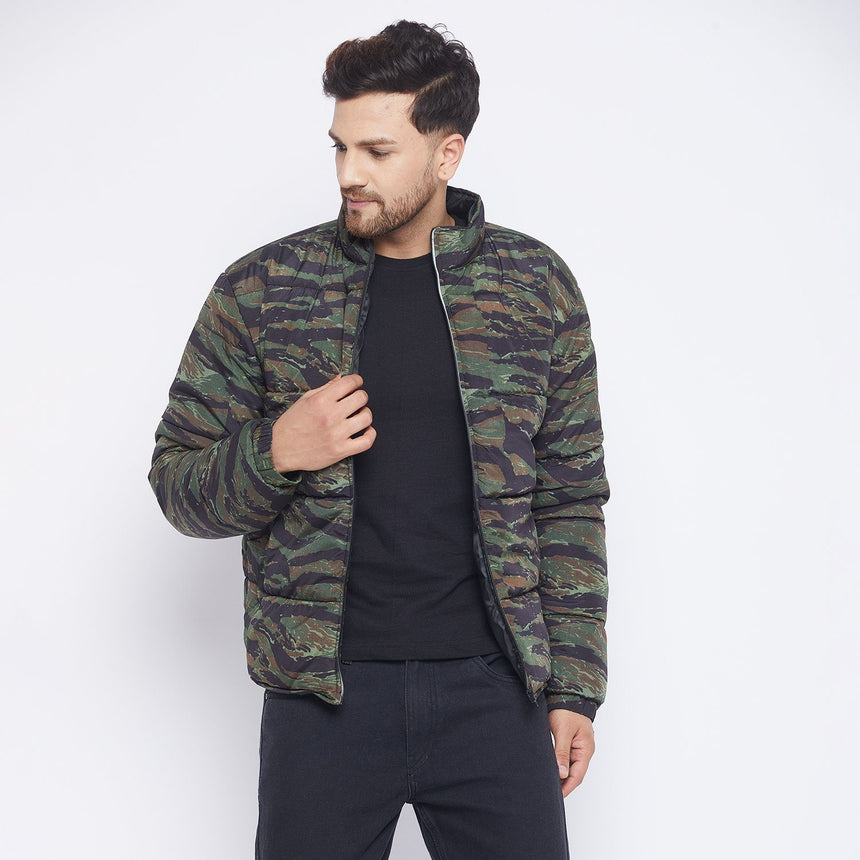 Modern Camo Quilted Jacket Jackets Fugazee 