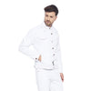 Super White Slim Fit Denim Jacket
