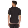 Black Mesh Tattooed Rainbow Taped Tshirt