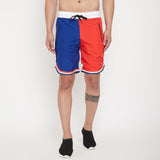 Red & Blue Active Basketball Shorts Shorts Fugazee 