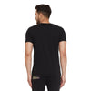 Black Rainbow Reflective Patched Tshirt