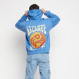 Blue Balanced Graphic Oversized Hooded Sweatshirt Sweatshirts Fugazee 