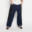 Indigo Contrast Stitched Double Panel Jeans Jeans Fugazee 