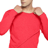 Full Sleeves Pleated Scoop Neck T shirts Pack of 2