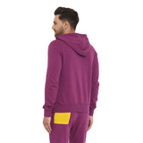 Lilac Yellow Patched Sweatshirt