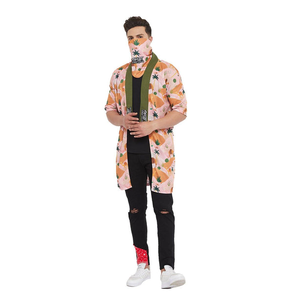 Urban Desert Print Kimono with Matching Face Cover