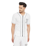 White Mesh Baseball Shirt Shirts Fugazee 