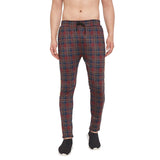 Red Plaid Caution Tape Trackpant