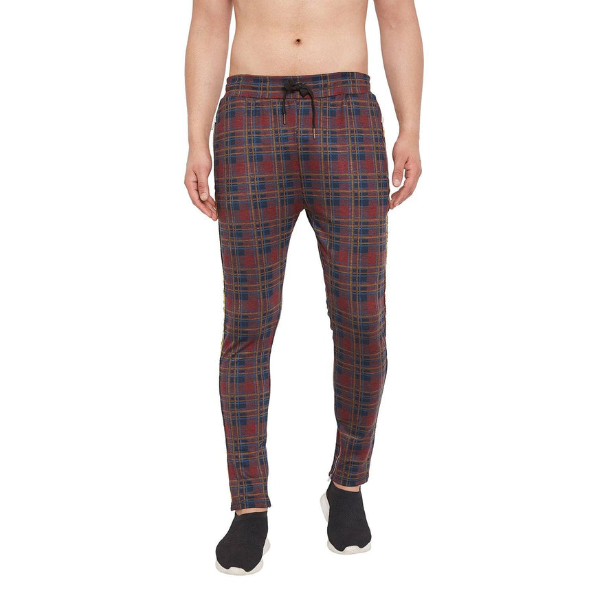 Red Plaid Caution Tape Trackpant
