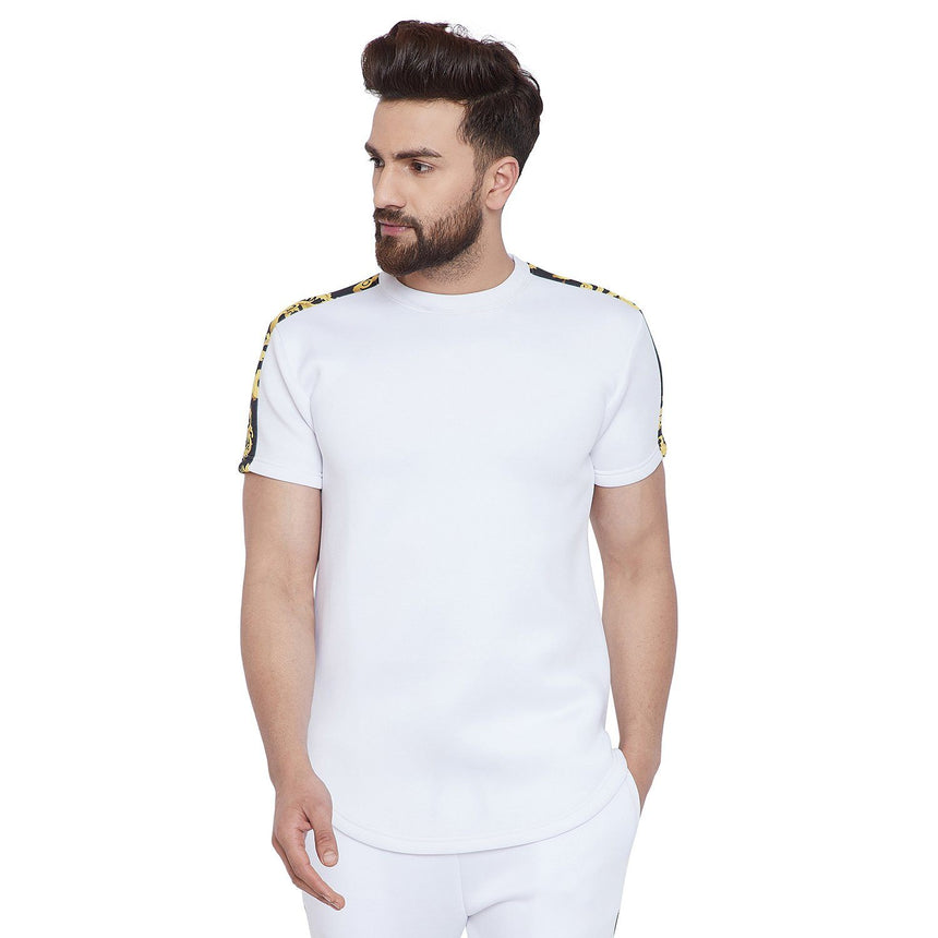 White Venetian Taped Tee T-Shirts - Fugazee