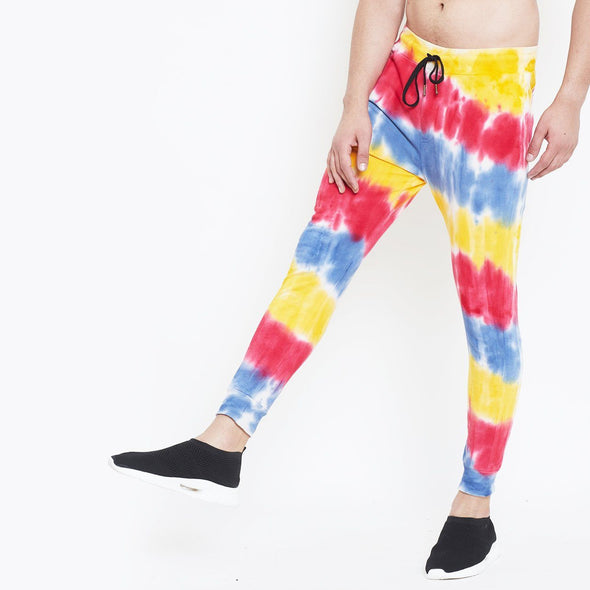Tie & Dye Multicolor Joggers Joggers - Fugazee