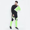 Black & Neon Cut & Sew Sweatshirt Sweatshirts - Fugazee