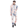 Rose Hues Tie Dye Oversized Combo Tracksuit