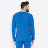 Electric Blue Cut and Sew Sweatshirt Sweatshirts - Fugazee