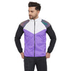Plum Rainbow Reflective Wind cheater Jacket