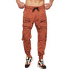 Rust Zipped Cargo Pocket  Trackpant