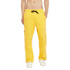 Yellow Flared Snap button Jogger