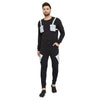 Black Reflective Chest Pocket Taped Sweatshirt and Cargo Joggers Combo Suit