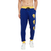 Blue OverSized Melted Smiley Print Sweatpants