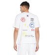 White Smiley Oversized Graphic Tshirt T-shirts Fugazee 