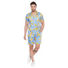 Tropical Banana Printed Cuban Shirt and Shorts Combo Set