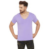 Plum V Neck Tee