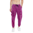 Magenta Washed Oversized Cargo Trackpants Trackpants Fugazee 