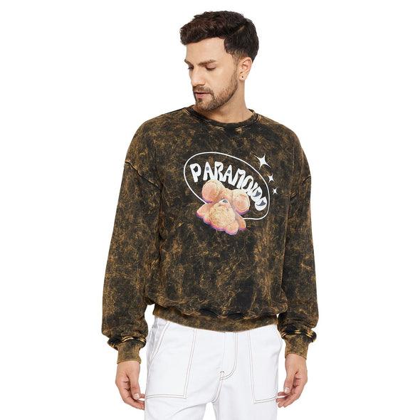 Bleach Paranoid Oversized Graphic Sweatshirt