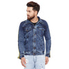 Crime Scene Taped Denim Jacket Jackets - Fugazee