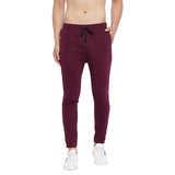 Maroon Caution Taped Trackpants