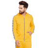 Lemon Checkered Taped Hoodie Sweatshirts - Fugazee