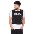 Black Policia Tactical Jacket Jackets - Fugazee