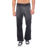 Grey Ombre Flared Denim