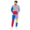 Multi Colour Blocked Oversized Tracksuit